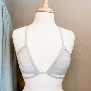 Gray Wrap Bralette  ❥